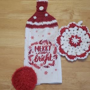 Lee's Crochet Kitchen Set